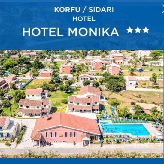 Monika Hotel Sidari Sidárion Exterior foto